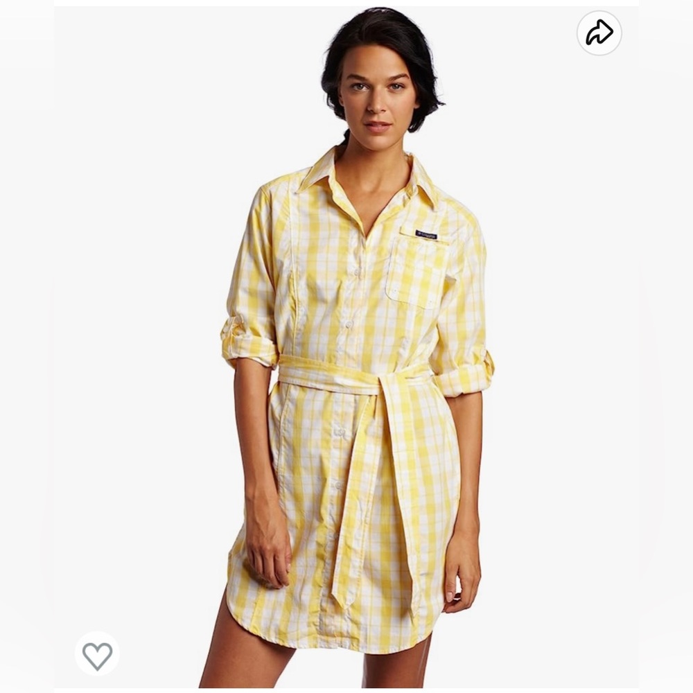 Columbia women’s bonehead long sleeve button down dress sizeM.